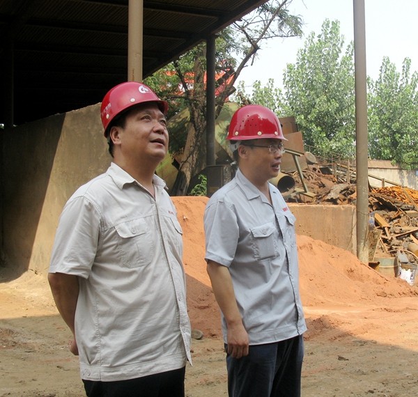 （8）2017年8月3日，集團公司常務(wù)副總經(jīng)理周為民來公司視察_副本